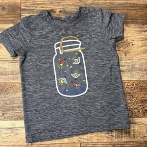 Hanna Andersson Performance Shirt Toddler Girls 2T Firefly Lightning Bug Summer